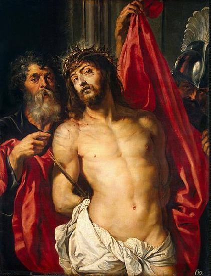 Rubens Santoro Chrystus w koronie cierniowej oil painting image